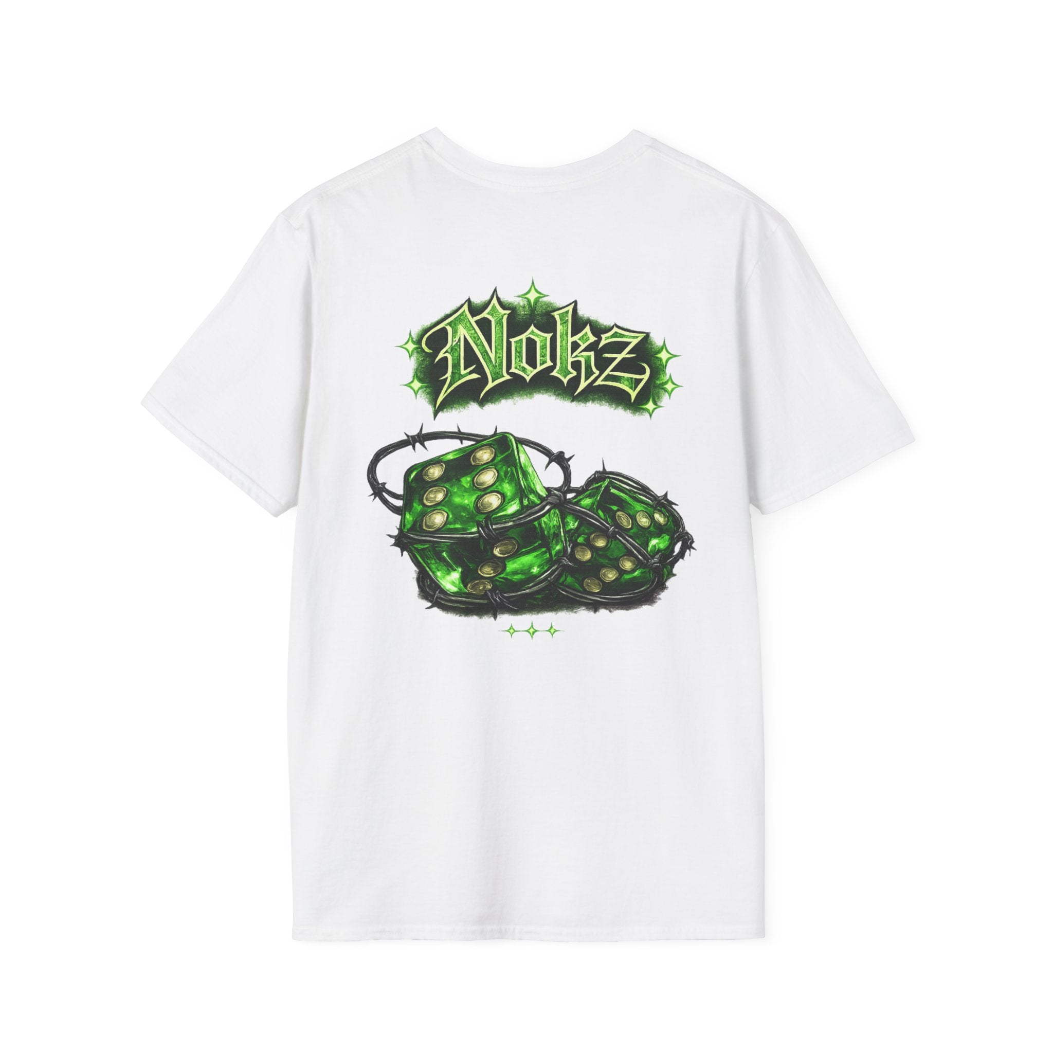 T-Shirt — Nokz Green Dice