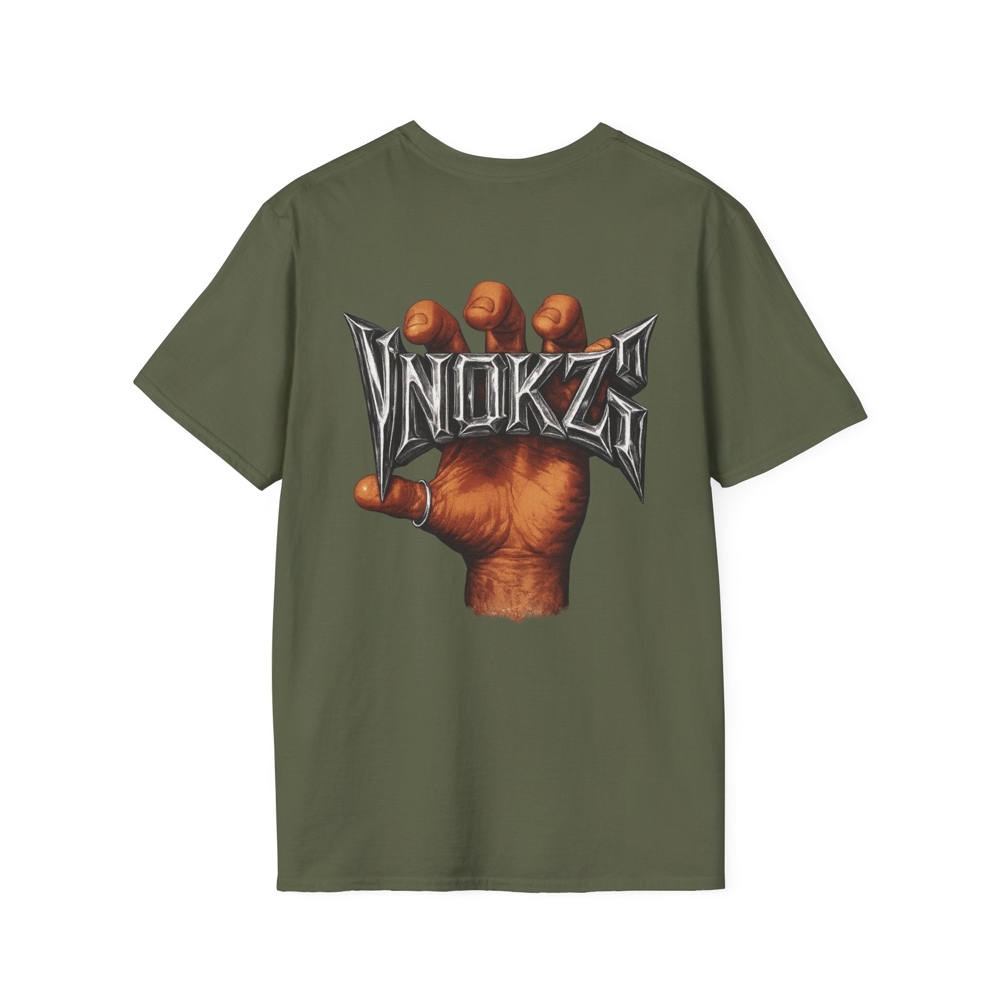 T-Shirt — Nokz Metal Logo Hand