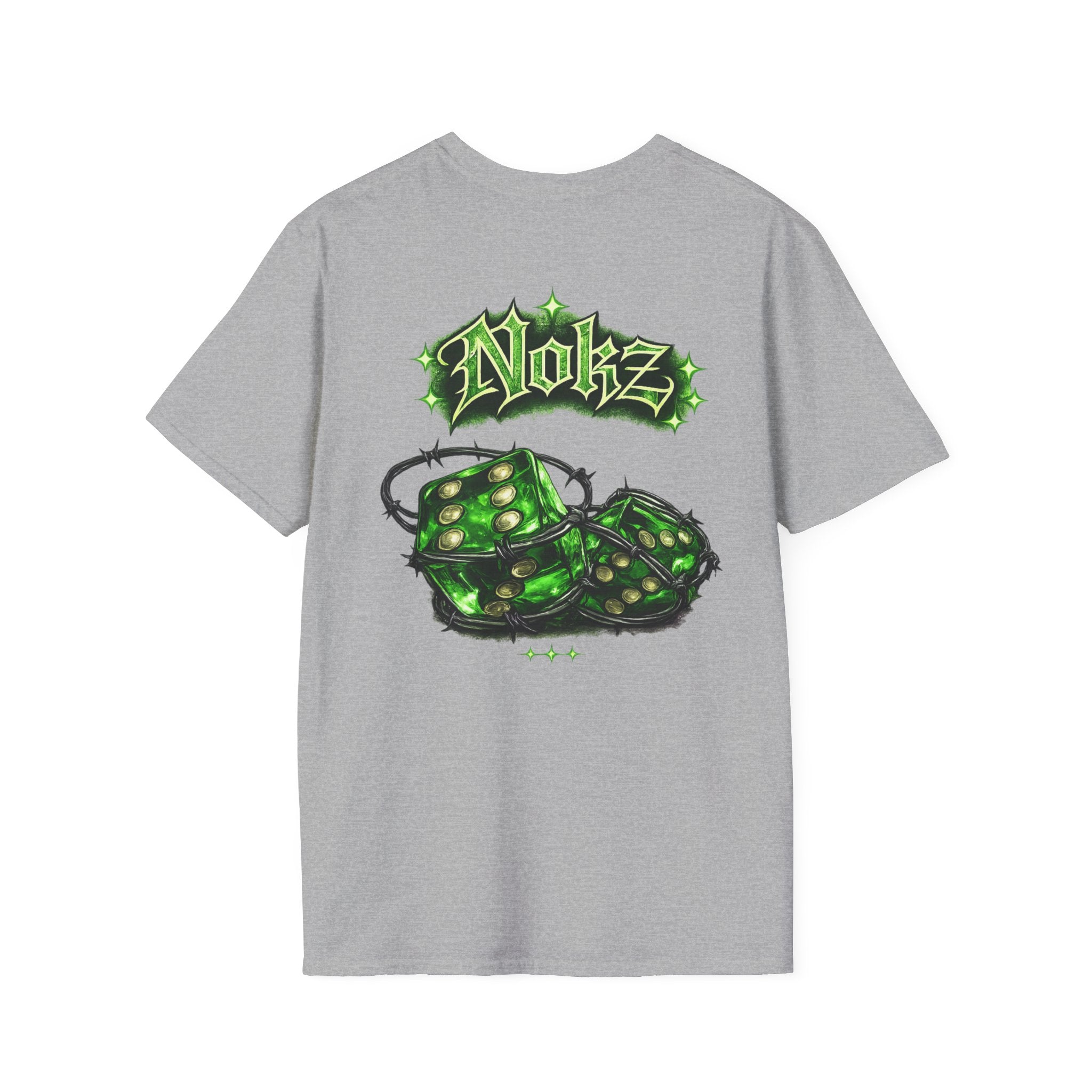 T-Shirt — Nokz Green Dice